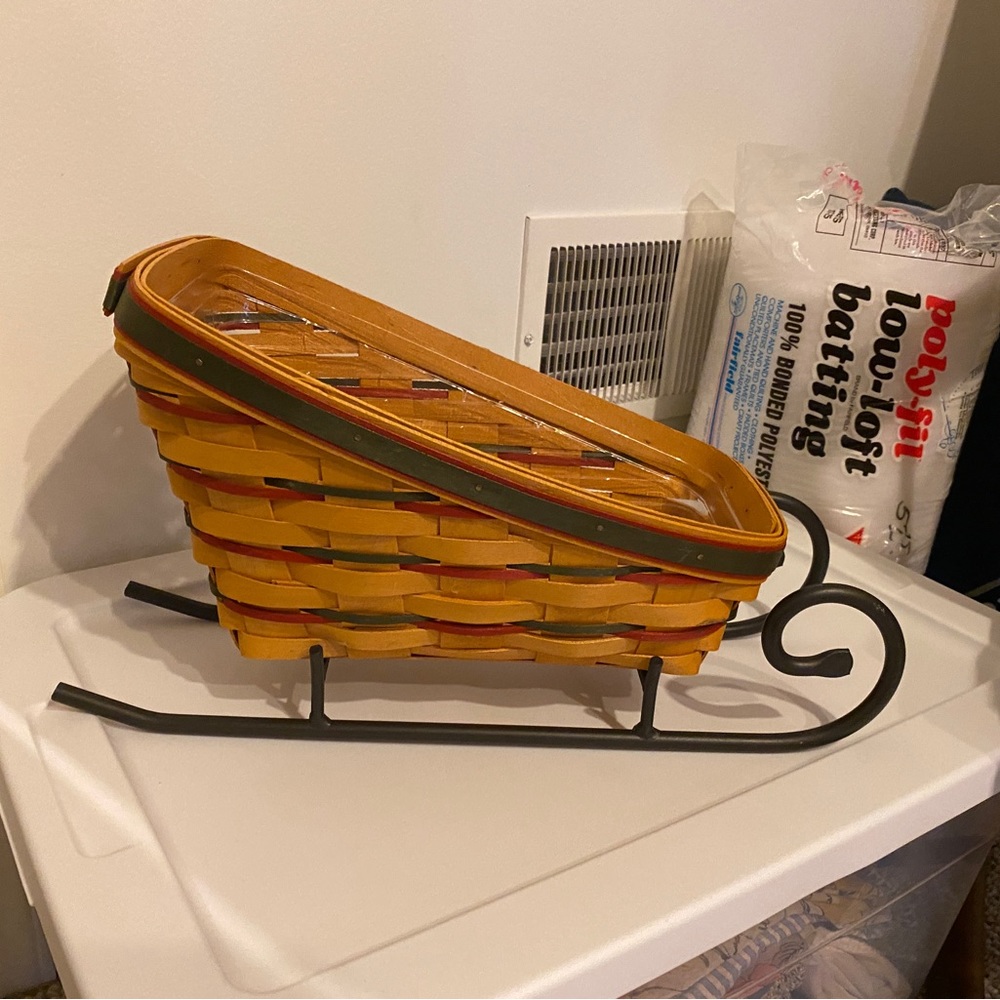 Longaberger basket and accessories